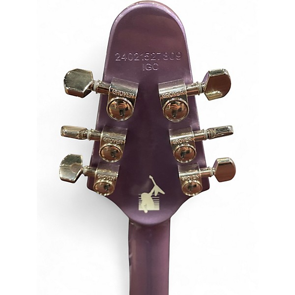Used Epiphone Flying V Kirk Hammett Purple Solid Body Electric Guitar