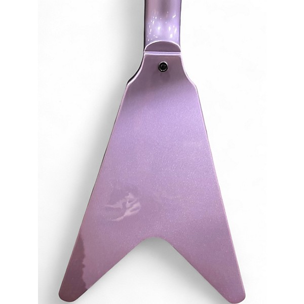 Used Epiphone Flying V Kirk Hammett Purple Solid Body Electric Guitar