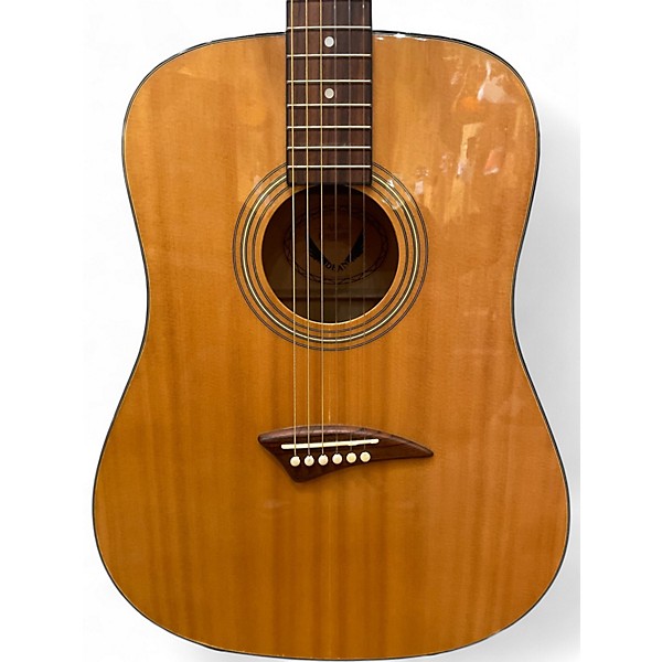 Used Dean Tradition AK48 Dreadnought Natural Acoustic Guitar