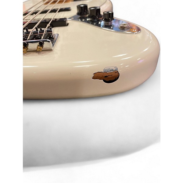 Used Fender Player Jazz Bass V Arctic White Electric Bass Guitar