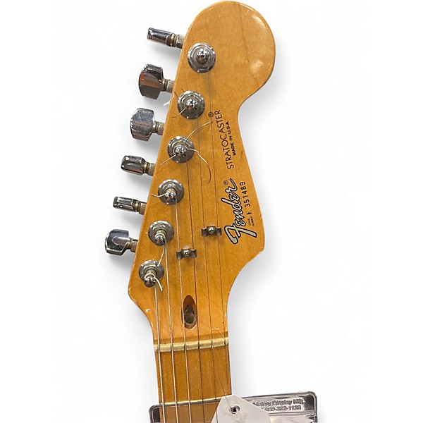 Vintage 1983 Fender Stratocaster Black Solid Body Electric Guitar