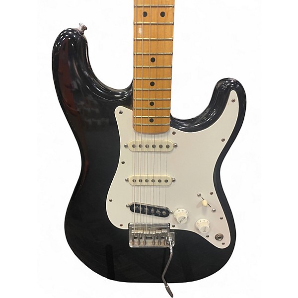 Vintage 1983 Fender Stratocaster Black Solid Body Electric Guitar