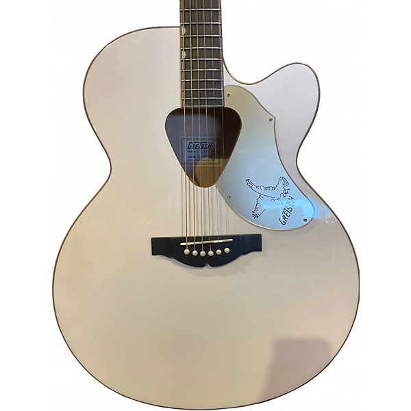 Used Gretsch Guitars G5022CWFE White Acoustic Guitar