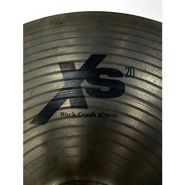 Used SABIAN 18in XS Rock Crash Cymbal