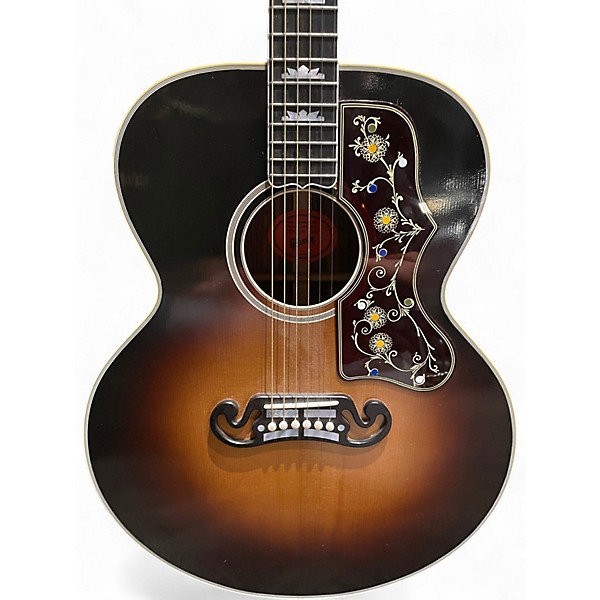 Used Gibson pre war sj200 sunburst Acoustic Guitar