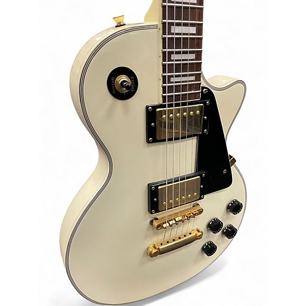 Used Stellar Mercury 002 Cream Solid Body Electric Guitar