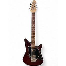 Used Sterling by Music Man ALBERT LEE Trans Red Solid Body Electric Guitar