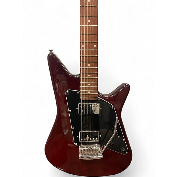 Used Sterling by Music Man ALBERT LEE Trans Red Solid Body Electric Guitar