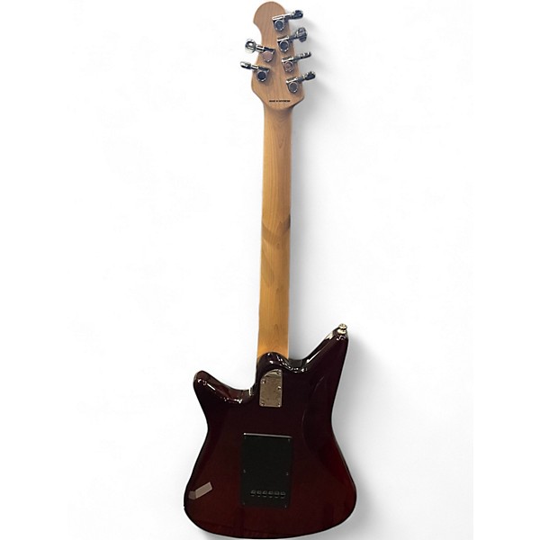 Used Sterling by Music Man ALBERT LEE Trans Red Solid Body Electric Guitar