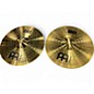 Used MEINL 14in HCS Hi Hat Pair Cymbal thumbnail