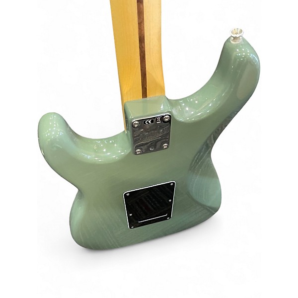 Used Fender American Standard Stratocaster Green Solid Body Electric Guitar