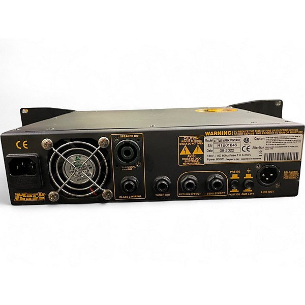 Used Markbass Little Mark Vintage goldline 800 Bass Amp Head