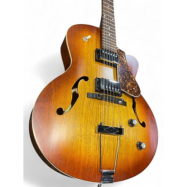Used Godin 5th Avenue Kingpin II 2 Color Sunburst Hollow Body Electric Guitar