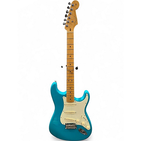Used Fender American Professional II Stratocaster Miami Blue Solid Body Electric Guitar