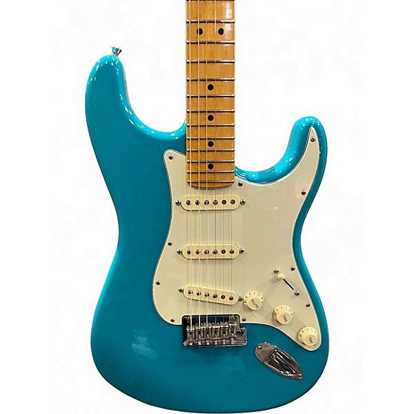 Used Fender American Professional II Stratocaster Miami Blue Solid Body Electric Guitar