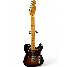 Used Fender American Professional II Telecaster 3 Tone Sunburst Solid Body Electric Guitar