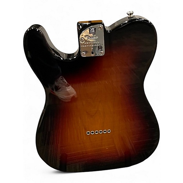 Used Fender American Professional II Telecaster 3 Tone Sunburst Solid Body Electric Guitar