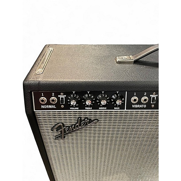 Used Fender Vintage Reissue 1965 Twin Reverb Tube Guitar Combo Amp