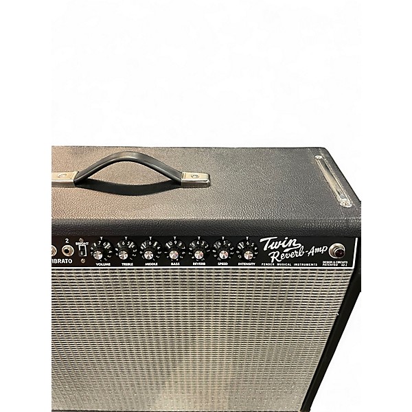 Used Fender Vintage Reissue 1965 Twin Reverb Tube Guitar Combo Amp