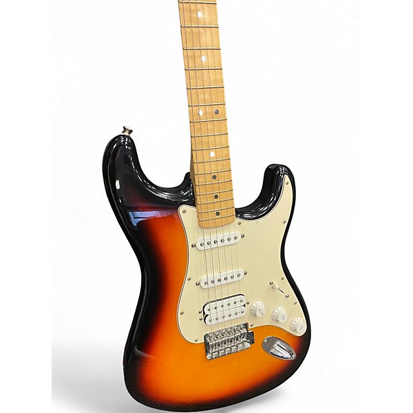 Used Fender Standard Stratocaster HSS 3 Tone Sunburst Solid Body Electric Guitar