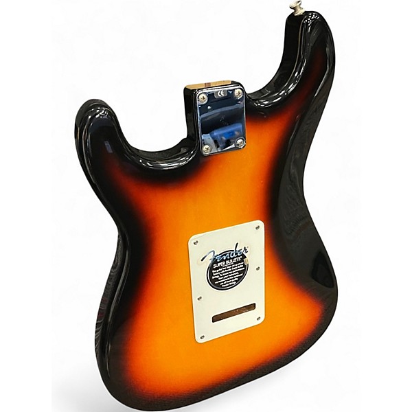 Used Fender Standard Stratocaster HSS 3 Tone Sunburst Solid Body Electric Guitar