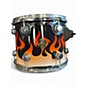 Used 1996 DW 4 Piece Pre-Collectors Tribal Flame Custom Graphic Drum Kit
