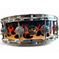 Used DW 14X5 Pre-Collectors Tribal Flame Snare Custom Graphic Drum thumbnail