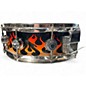 Used DW 14X5 Pre-Collectors Tribal Flame Snare Custom Graphic Drum