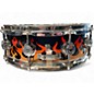 Used DW 14X5 Pre-Collectors Tribal Flame Snare Custom Graphic Drum