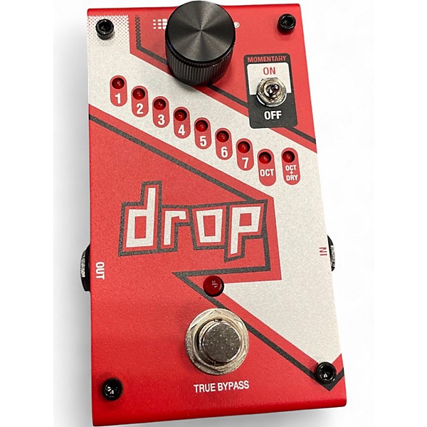 Used DigiTech The Drop Polyphonic Drop Tune Pitch-Shifter Effect Pedal