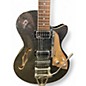 Used Duesenberg Starplayer TV Black Galaxy Sparkle Hollow Body Electric Guitar