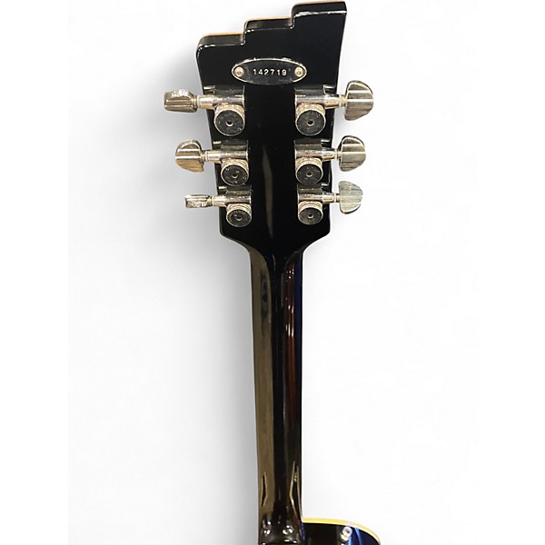 Used Duesenberg Starplayer TV Black Galaxy Sparkle Hollow Body Electric Guitar