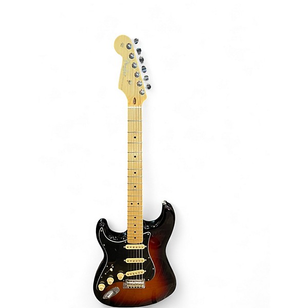Used Fender American Professional Stratocaster LH 3 Color Sunburst Solid Body Electric Guitar