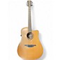Used Lag Guitars T200DCE Natural Acoustic Electric Guitar thumbnail