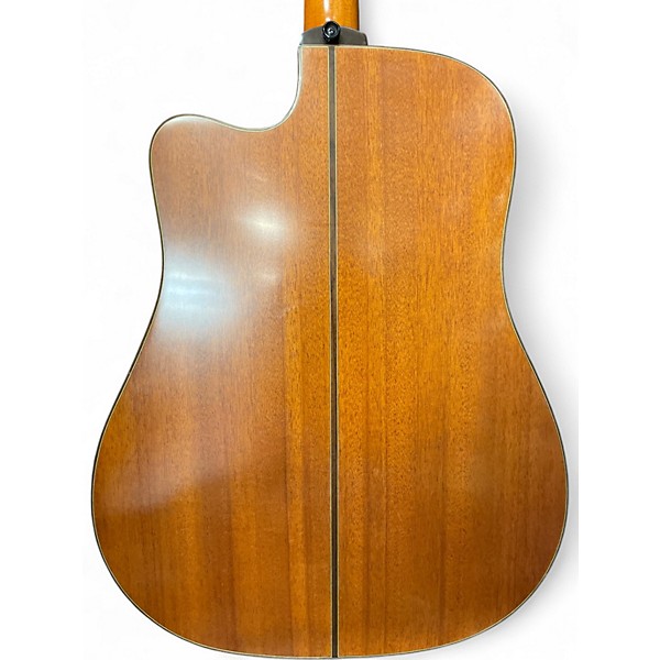 Used Lag Guitars T200DCE Natural Acoustic Electric Guitar