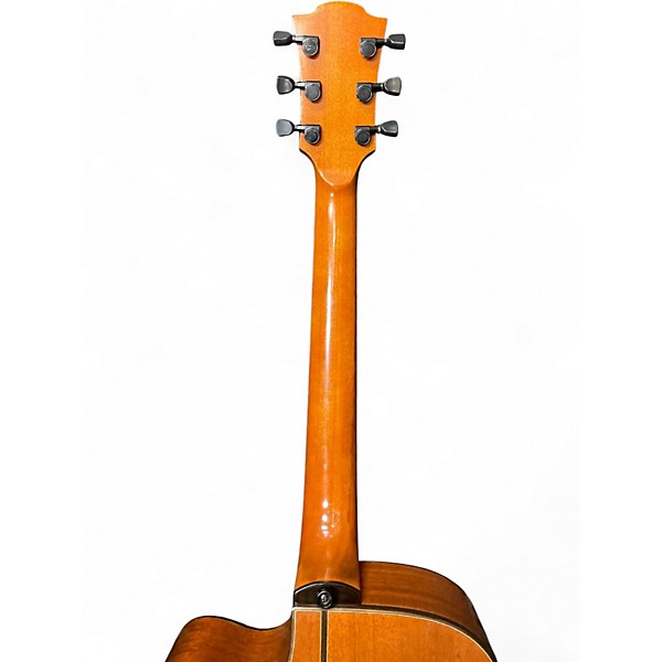 Used Lag Guitars T200DCE Natural Acoustic Electric Guitar