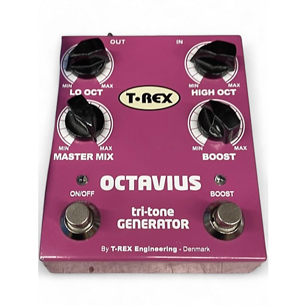 Used T-Rex Engineering OCTAVIUS TRI TONE GENERATOR Effect Pedal