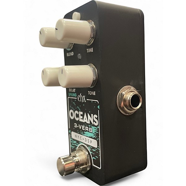 Used Electro-Harmonix oceans 3-verb Effect Pedal