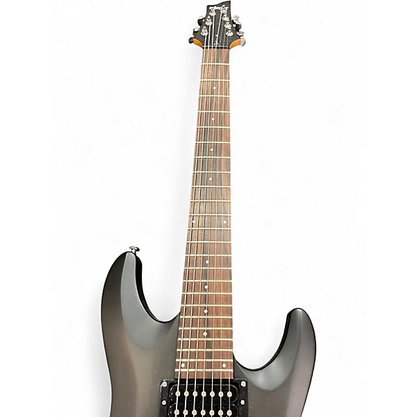 Used Schecter Guitar Research DELUXE C7 Black Solid Body Electric Guitar