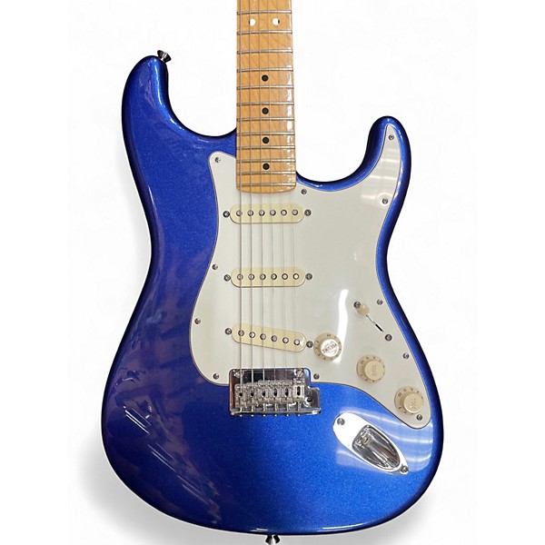 Used 2013 Fender American Standard Stratocaster Mystic Blue Solid Body Electric Guitar