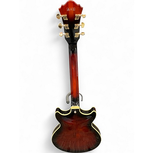 Used Ibanez AM153 Vintage Sunburst Hollow Body Electric Guitar