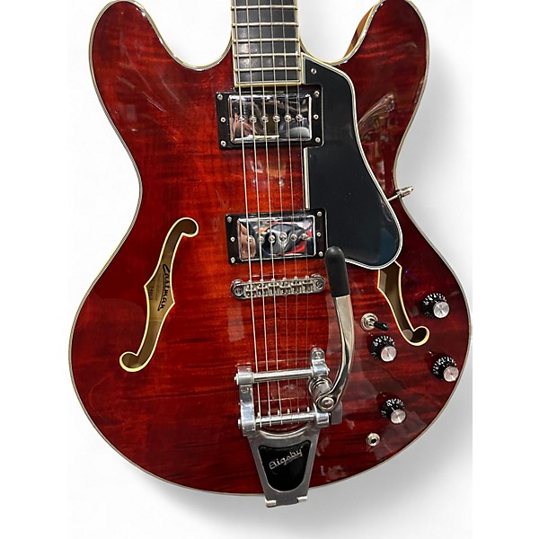 Used Eastman T486B 2 Tone Sunburst Hollow Body Electric Guitar