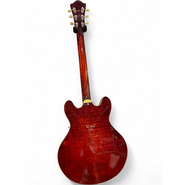 Used Eastman T486B 2 Tone Sunburst Hollow Body Electric Guitar