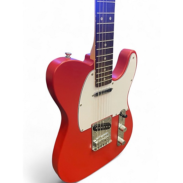 Used Squier Debu Collection Telecaster Brick Red Solid Body Electric Guitar