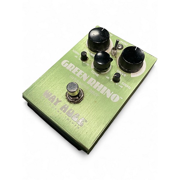 Used Way Huge Electronics WHE202 Green Rhino Overdrive Effect Pedal