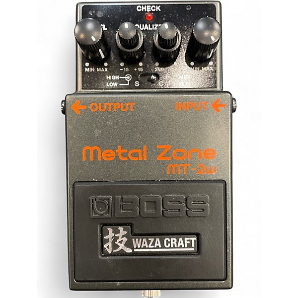 Used BOSS MT2W Metal Zone Waza Craft Effect Pedal
