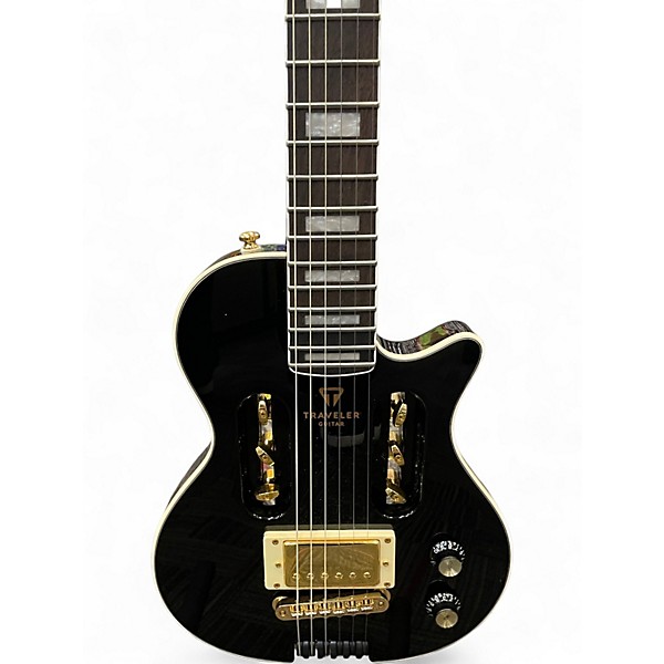 Used Traveler Guitar EG1 Custom Black Electric Guitar