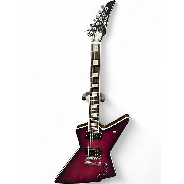 Used Firefly CLASSIC Purple Solid Body Electric Guitar