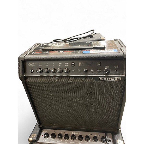 Used Line 6 Spider V 60 1x10 Guitar Combo Amp