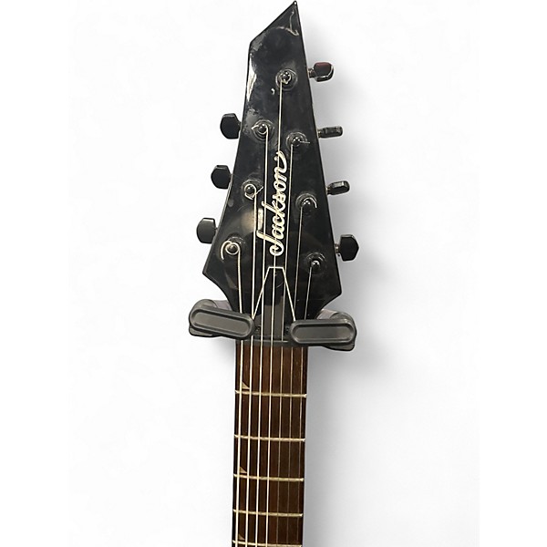 Used Jackson JS22-7 Dinky 7 String Black Solid Body Electric Guitar